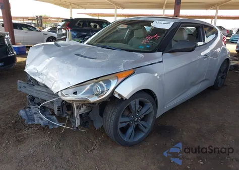 2012 Hyundai Veloster Base W/Gray из США, поврежденный, VIN KMHTC6AD2CU055065